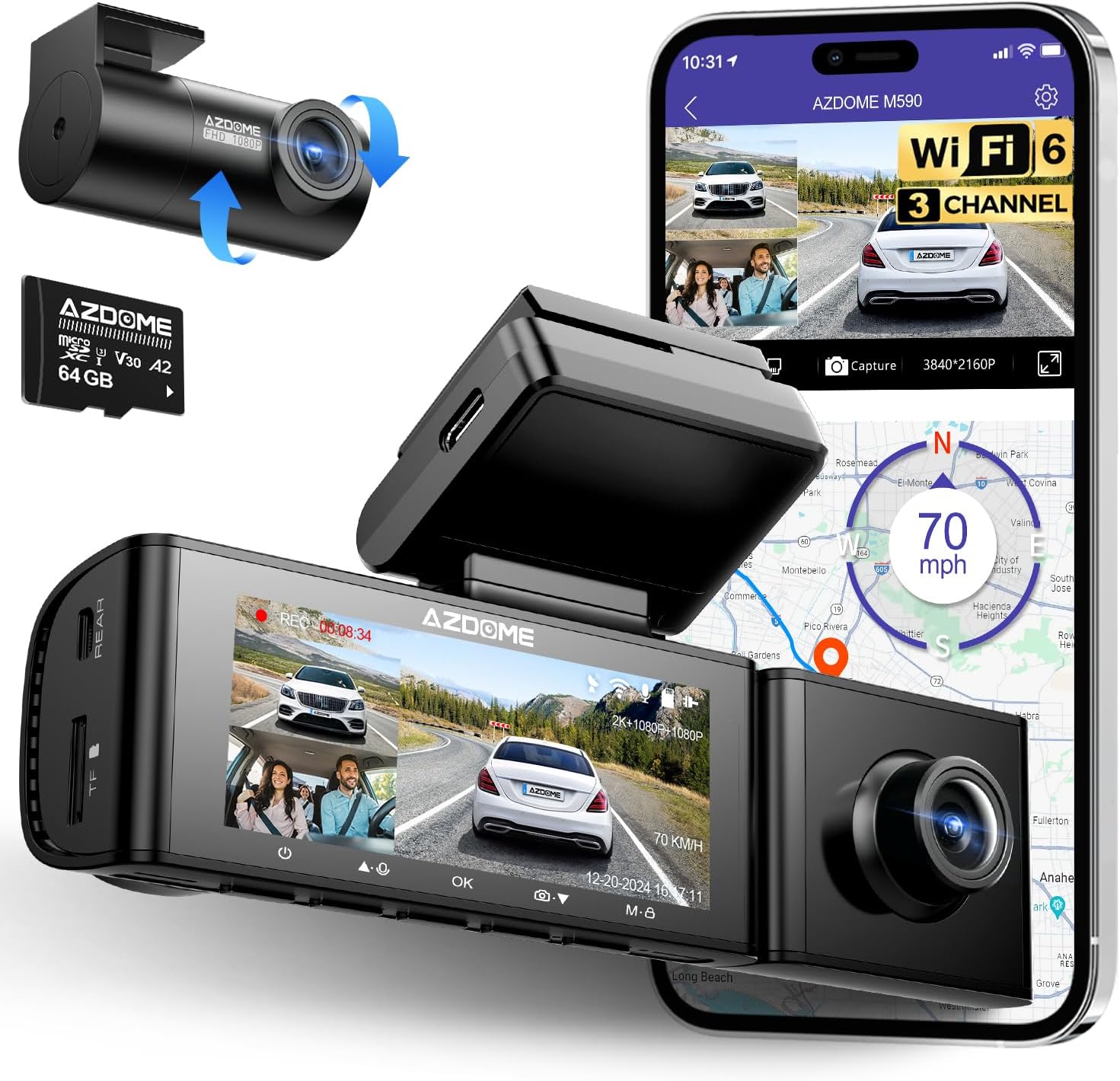 ازدوم M590 ماكس - Azdome M590 Max ازدوم M590 ماكس - Azdome M590 Max